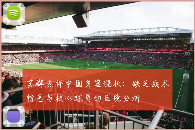 苏群点评中国男篮现状：缺乏战术特色与核心球员的困境分析
